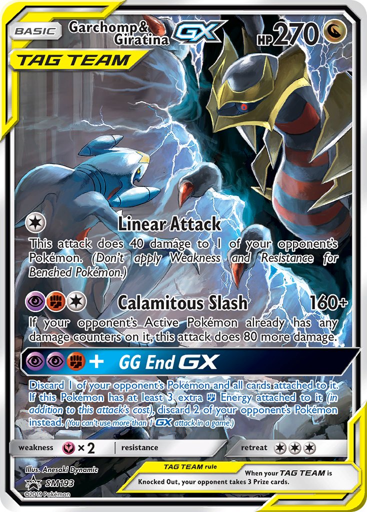 Garchomp & Giratina-GX SM193 SM Black Star Promos