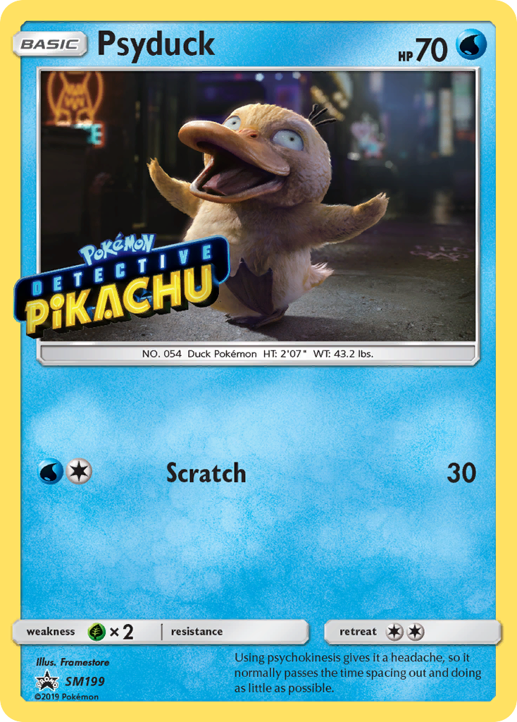 Psyduck SM199 SM Black Star Promos
