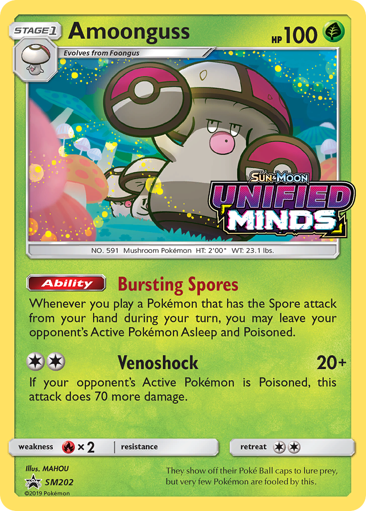 Amoonguss SM202 SM Black Star Promos