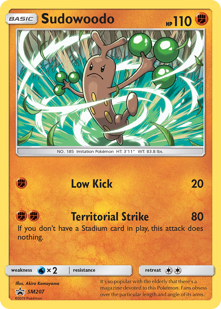 Sudowoodo SM207 SM Black Star Promos