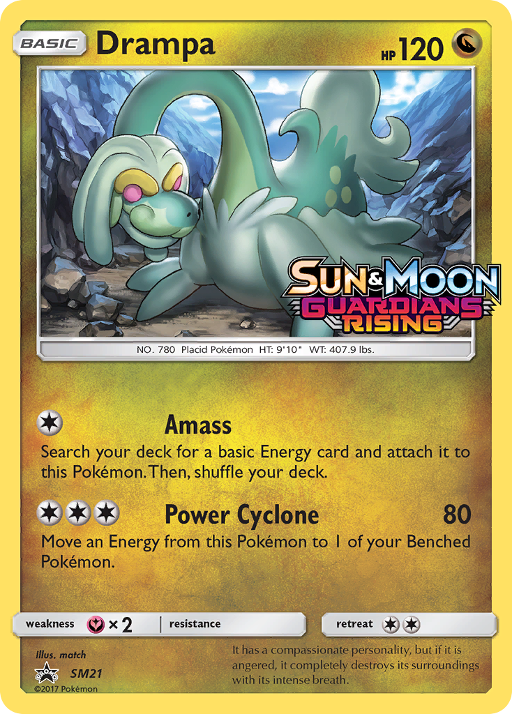 Drampa SM21 SM Black Star Promos