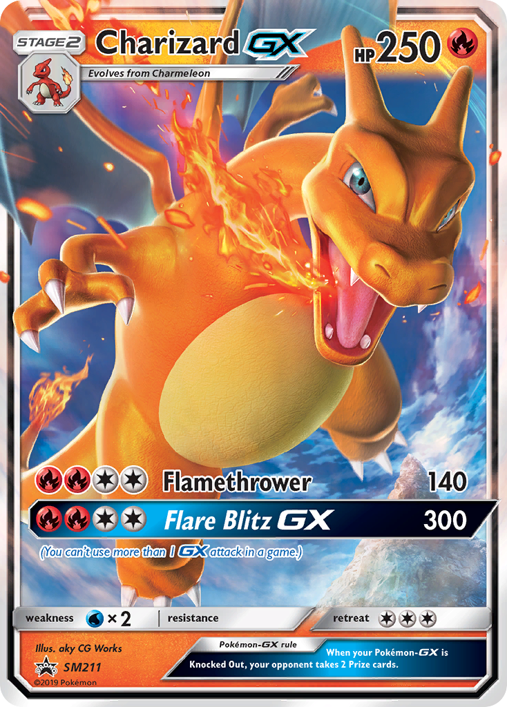 Charizard-GX SM211 SM Black Star Promos