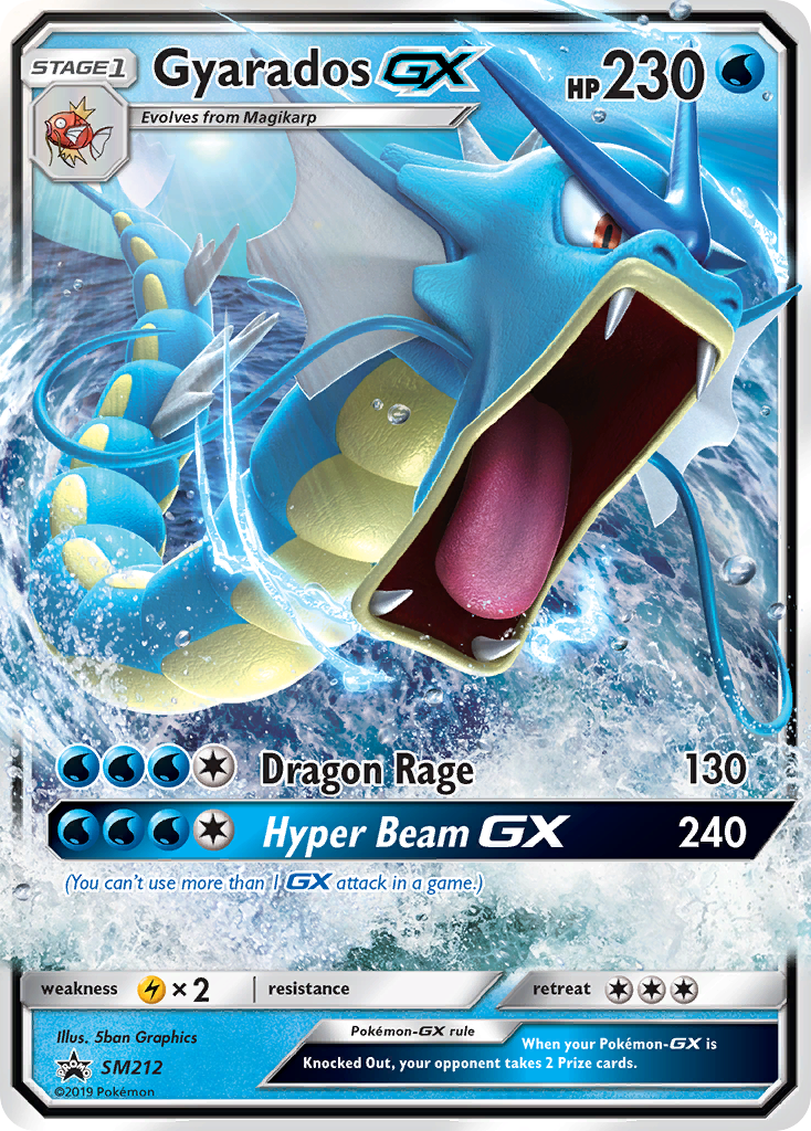 Gyarados-GX SM212 SM Black Star Promos