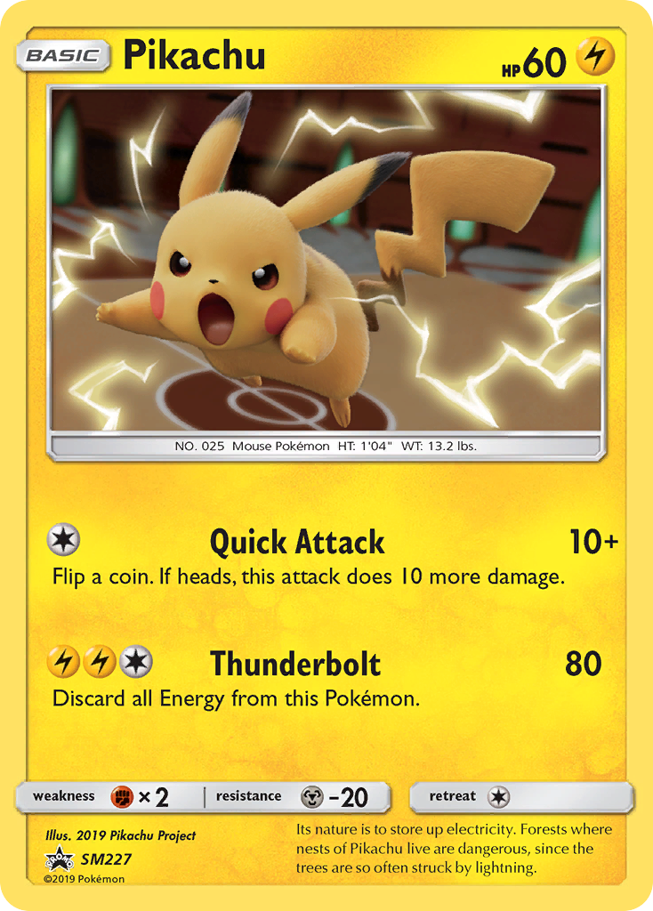 Pikachu SM227 SM Black Star Promos