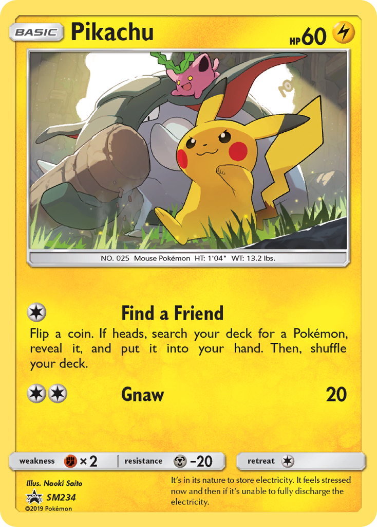 Pikachu SM234 SM Black Star Promos