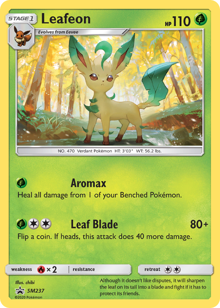 Leafeon SM237 SM Black Star Promos