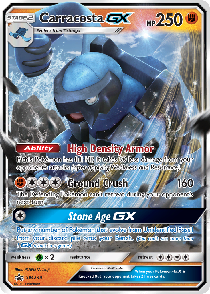 Carracosta-GX SM239 SM Black Star Promos