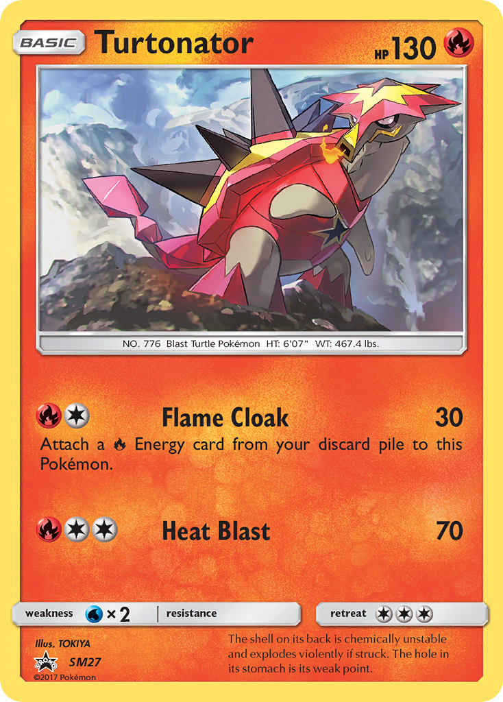Turtonator SM27 SM Black Star Promos