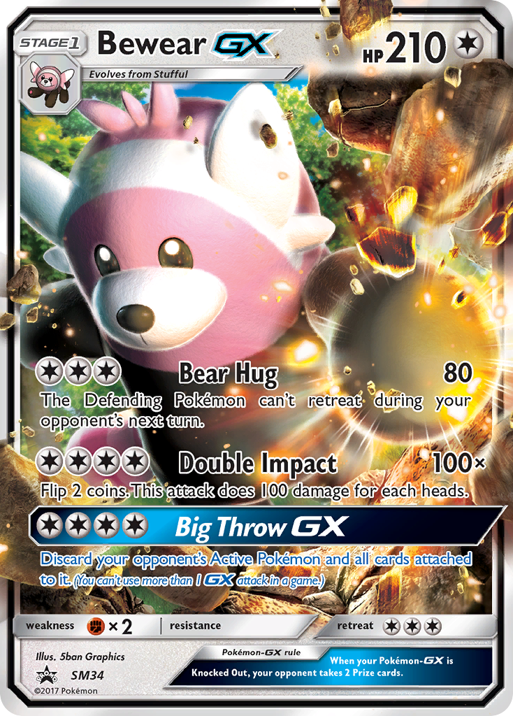 Bewear-GX SM34 SM Black Star Promos