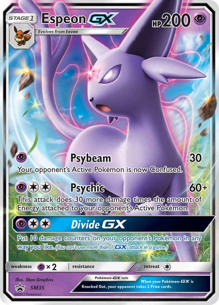 Espeon-GX SM35 SM Black Star Promos