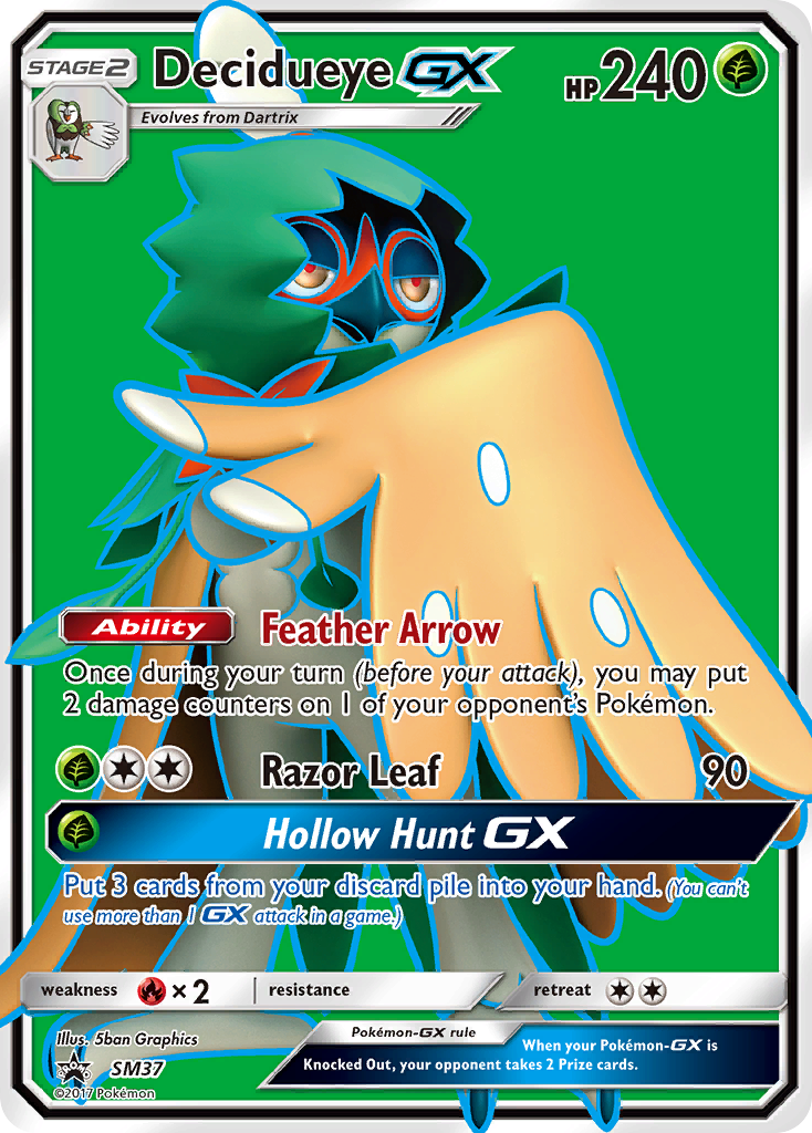 Decidueye-GX SM37 SM Black Star Promos