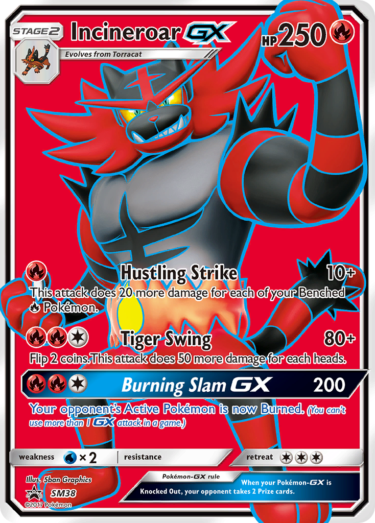 Incineroar-GX SM38 SM Black Star Promos