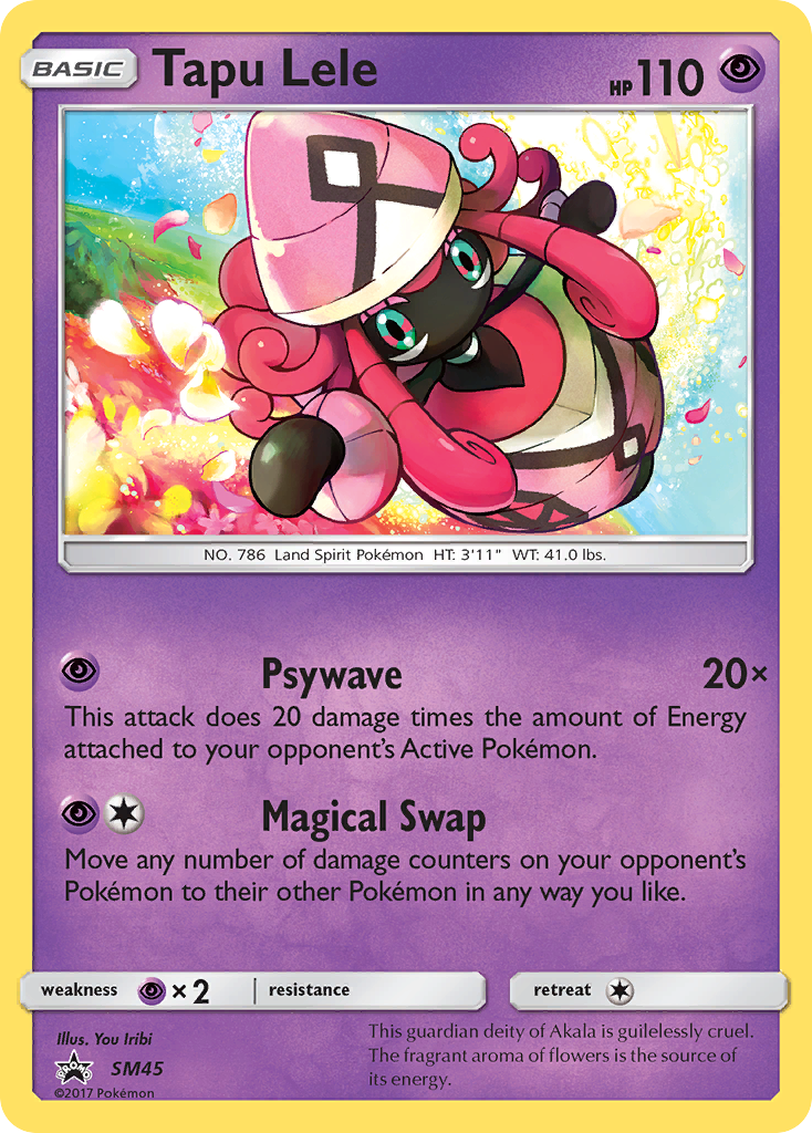 Tapu Lele SM45 SM Black Star Promos