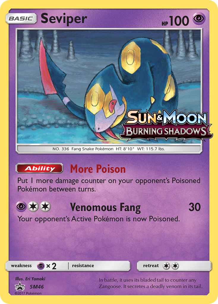 Seviper SM46 SM Black Star Promos