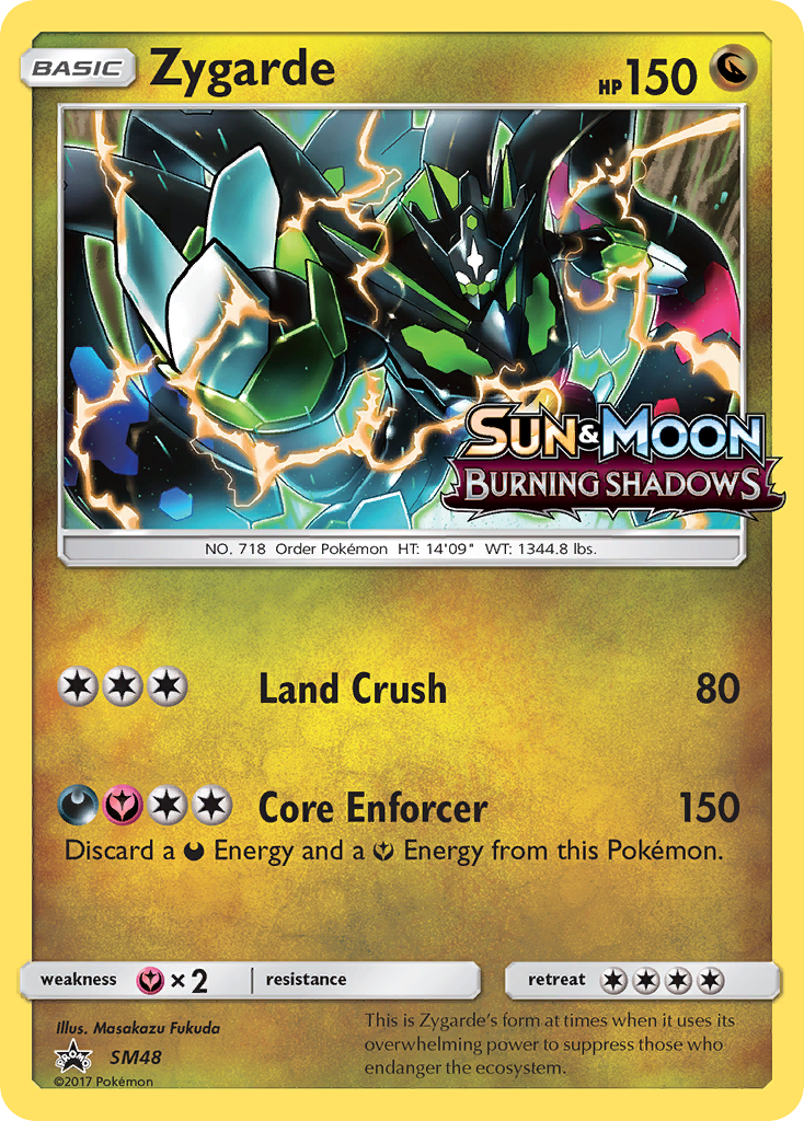 Zygarde SM48 SM Black Star Promos