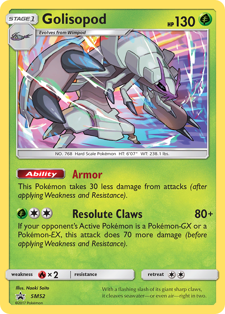 Golisopod SM52 SM Black Star Promos