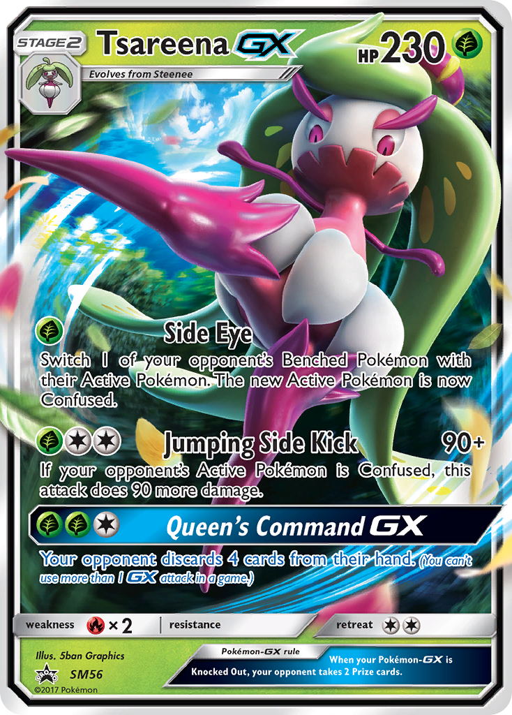 Tsareena-GX SM56 SM Black Star Promos