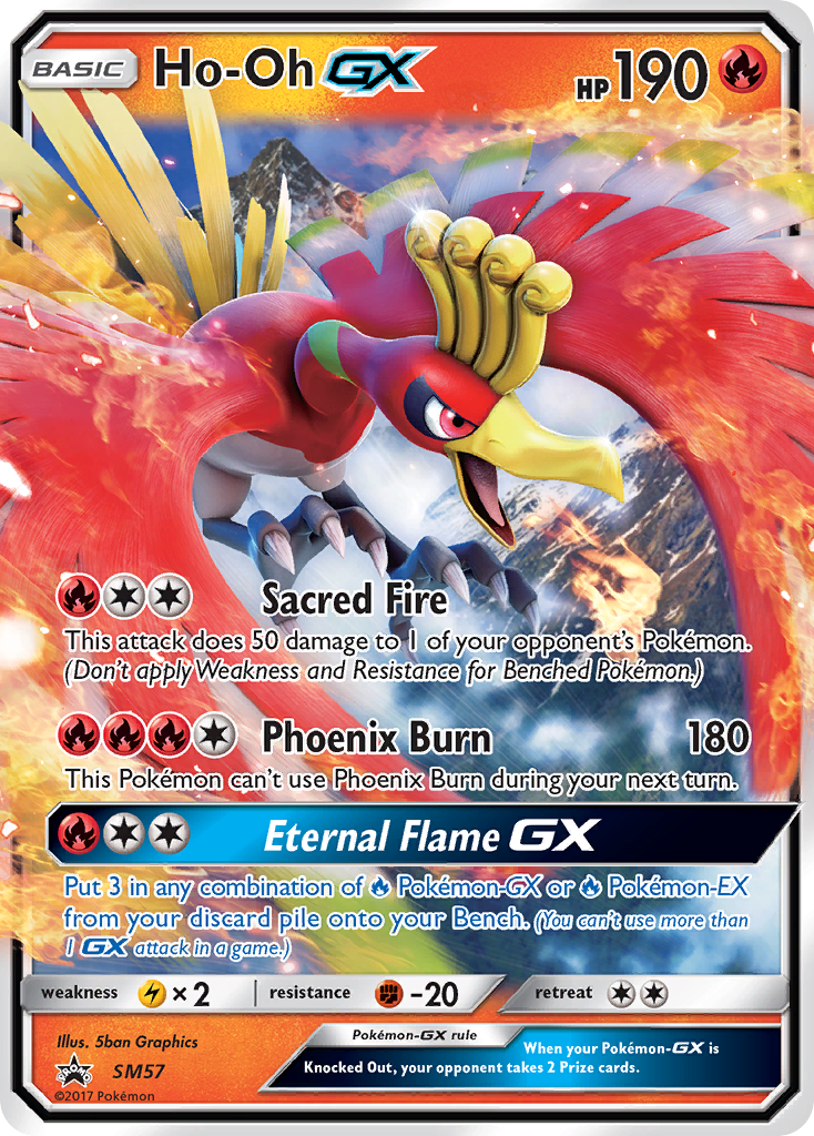 Ho-Oh-GX SM57 SM Black Star Promos