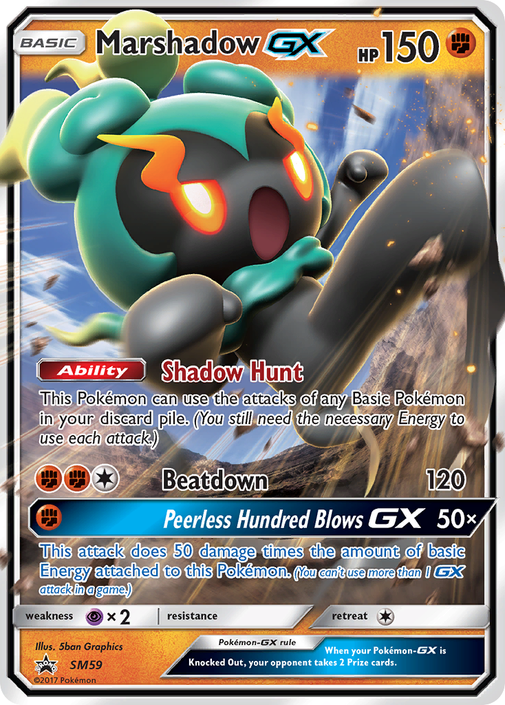Marshadow-GX SM59 SM Black Star Promos
