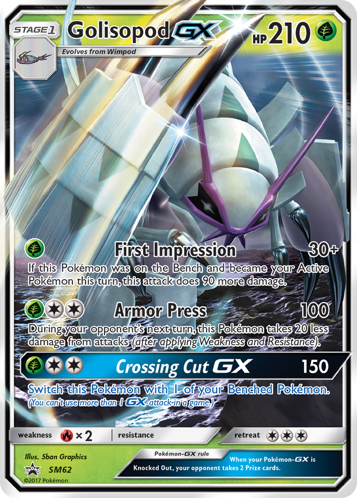 Golisopod-GX SM62 SM Black Star Promos