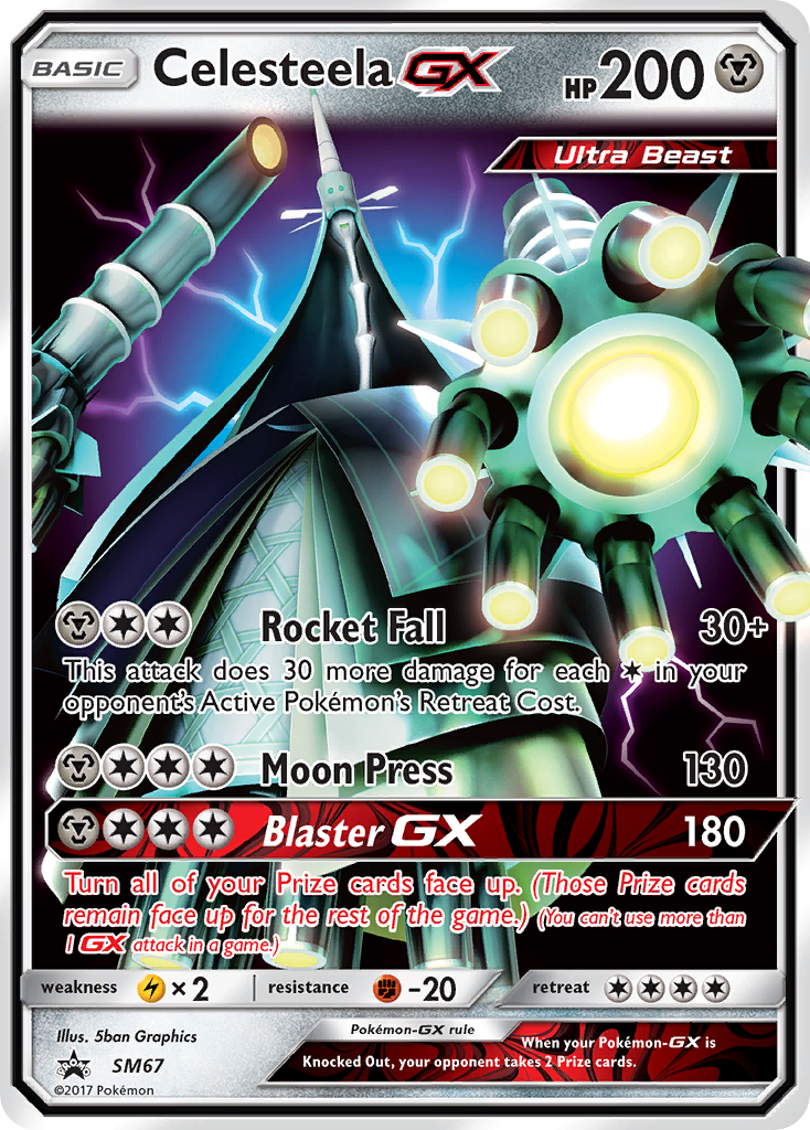 Celesteela-GX SM67 SM Black Star Promos