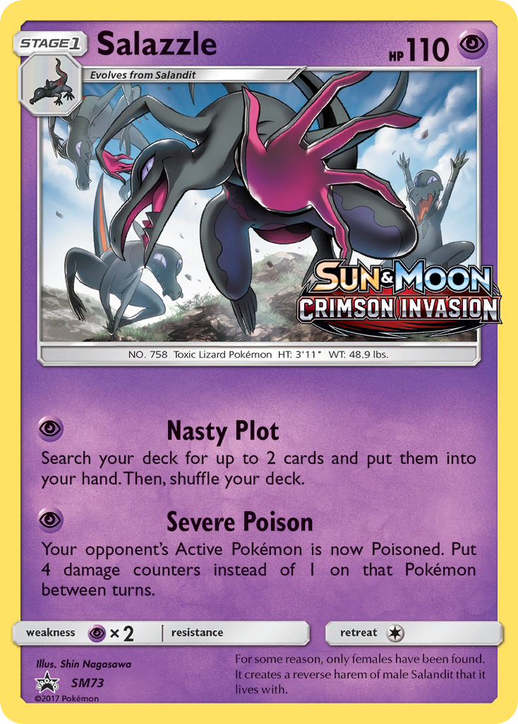 Salazzle SM73 SM Black Star Promos