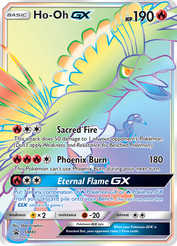 Ho-Oh-GX SM80 SM Black Star Promos