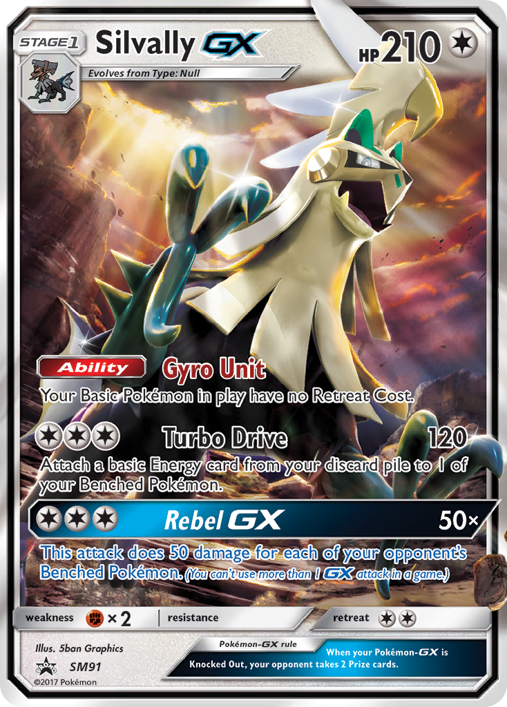 Silvally-GX SM91 SM Black Star Promos