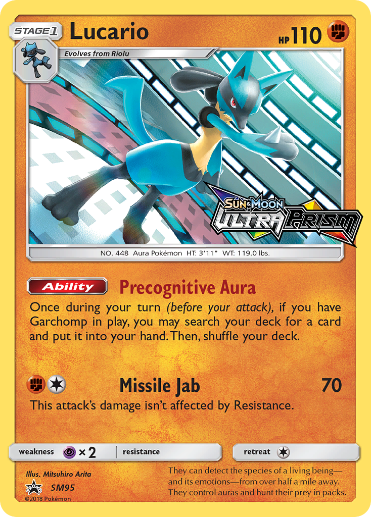 Lucario SM95 SM Black Star Promos