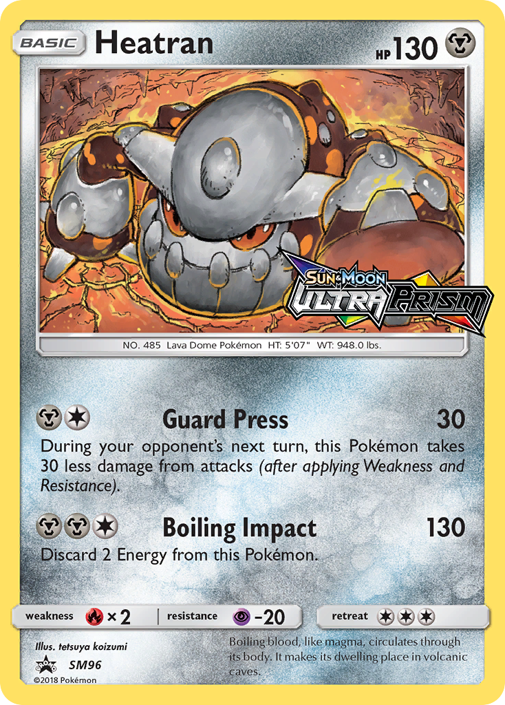 Heatran SM96 SM Black Star Promos