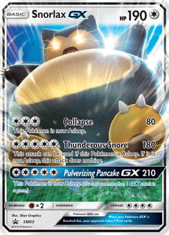 Snorlax-GX SM05 SM Black Star Promos
