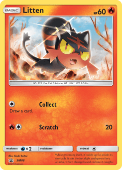 Litten SM08 SM Black Star Promos
