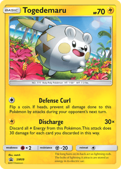 Togedemaru SM09 SM Black Star Promos