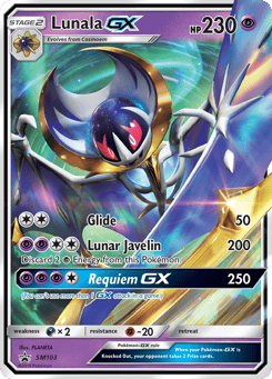 Lunala-GX SM103 SM Black Star Promos