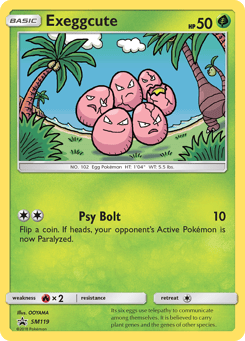 Exeggcute SM119 SM Black Star Promos