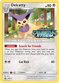 Delcatty SM132 SM Black Star Promos