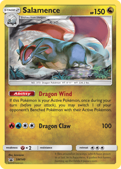Salamence SM140 SM Black Star Promos