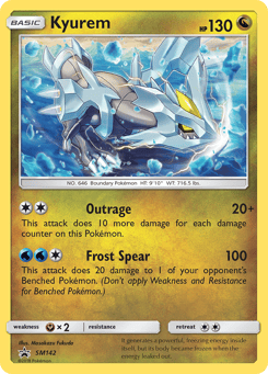 Kyurem SM142 SM Black Star Promos