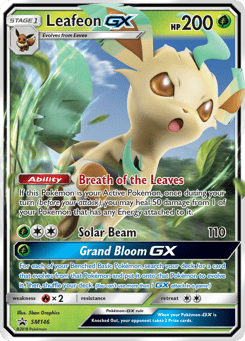 Leafeon-GX SM146 SM Black Star Promos