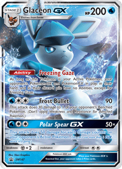 Glaceon-GX SM147 SM Black Star Promos