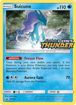 Suicune SM149 SM Black Star Promos