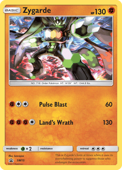 Zygarde SM15 SM Black Star Promos