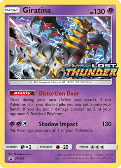 Giratina SM151 SM Black Star Promos