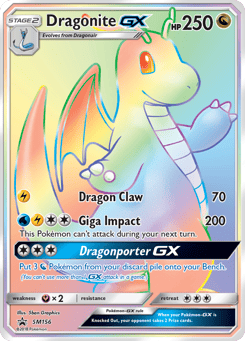 Dragonite-GX SM156 SM Black Star Promos