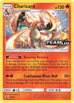 Charizard SM158 SM Black Star Promos