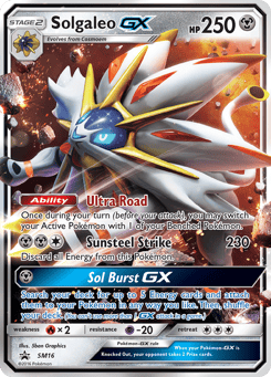 Solgaleo-GX SM16 SM Black Star Promos
