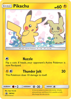 Pikachu SM162 SM Black Star Promos