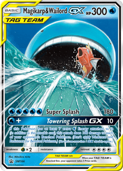 Magikarp & Wailord-GX SM166 SM Black Star Promos
