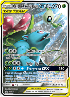 Celebi & Venusaur-GX SM167 SM Black Star Promos