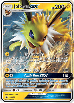 Jolteon-GX SM173 SM Black Star Promos